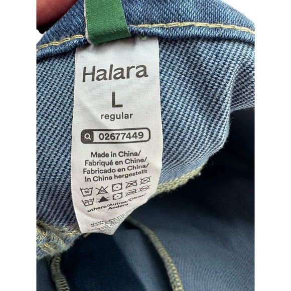 New! Halara Flex High Rise Casual Skinny Jeans Sz L Reg Stretchy 5 Pockets Comf - Picture 5 of 6